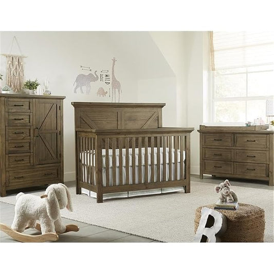 Westwood Design Westfield Traditional 4 in 1 Convertible Crib Harvest Brown