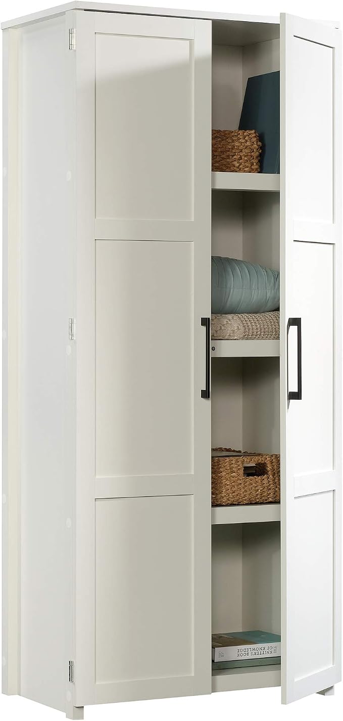 Sauder HomePlus Storage Cabinet/ Pantry cabinets, White finish