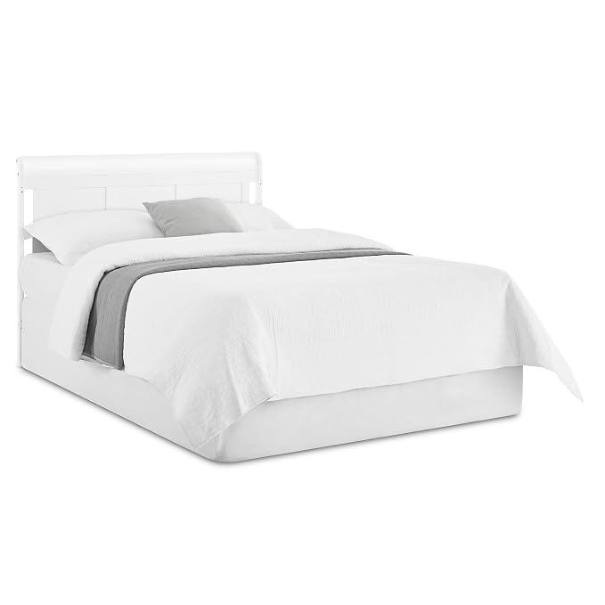 Simmons Kids Carter 6-in-1 Convertible Crib - Greenguard Gold Certified, Bianca White