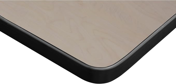 Romig Pillar 72" x 24" Training Table- Maple/Grey Base