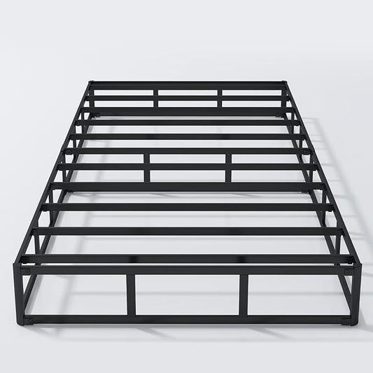 ALDRICH 7 Inch Heavy Duty Metal Box Spring Mattress Foundation 1500lbs Max Weight Capacity/Non-Slip/No Noise/Easy Assembly/Easy Clean Cover,Twin XL