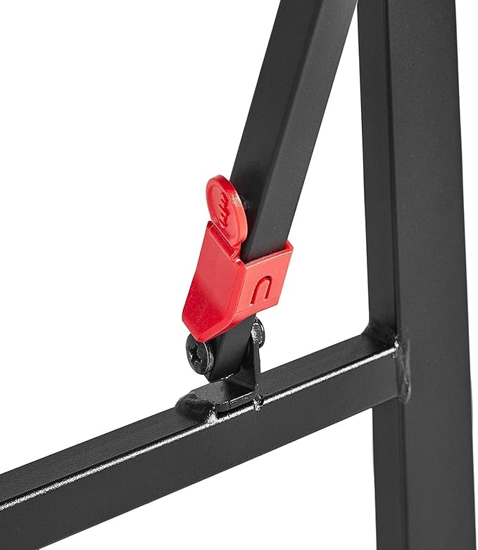 Amazon Basics Bed Frame with Storage, Foldable Metal Platform, Sturdy Steel, No Box Spring Needed, 18 inches High, Tool-Free Setup, Full Size, Black