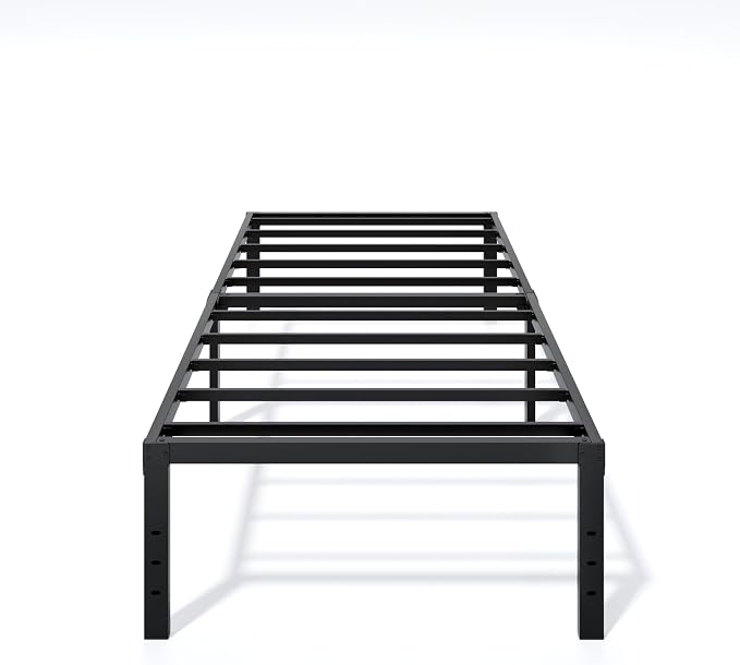 LUMUNANCE Metal Bed Frame Twin XL Size - 16 Inch Heavy-Duty Platform Bed Frame No Box Spring Needed, Easy Assembly, Noise-Free, Sturdy Mattress Foundation, Underbed Storage Space