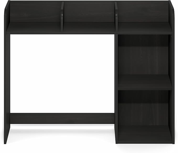 Furinno Classic Desk Shelf, 5-Shelf Desktop Hutch, Book Shelf, 3-Tier Desk Organzier, for Office Supplies, Office Desk Accessories, for Home Office, College, Dorm, White