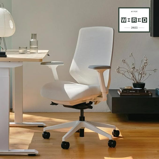 Branch Ergonomic Chair Pro - Mesh Office Chair with 14 Points of Adjustment - Height, Depth & Tilt Adjustable - 5D Armrests - Forward Tilt, Smooth Recline, and Lumbar Support - Shore
