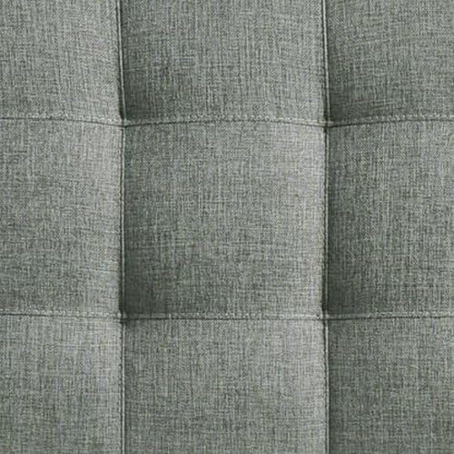 Modway Lily Tufted Linen Fabric Upholstered Full Headboard in Gray