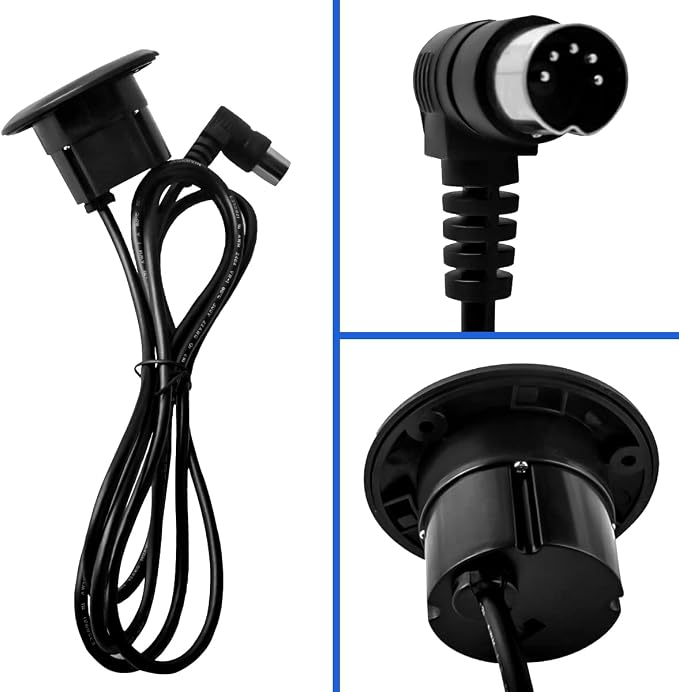 Power Recliner Switching Replacement with USB, 2 Button 5 pin Round Hand Control Handset Plug Replacement Compatible with Ashley Okin Limoss Lane KDPT(KAIDI) Electric Lift Chair Recliner Sofa