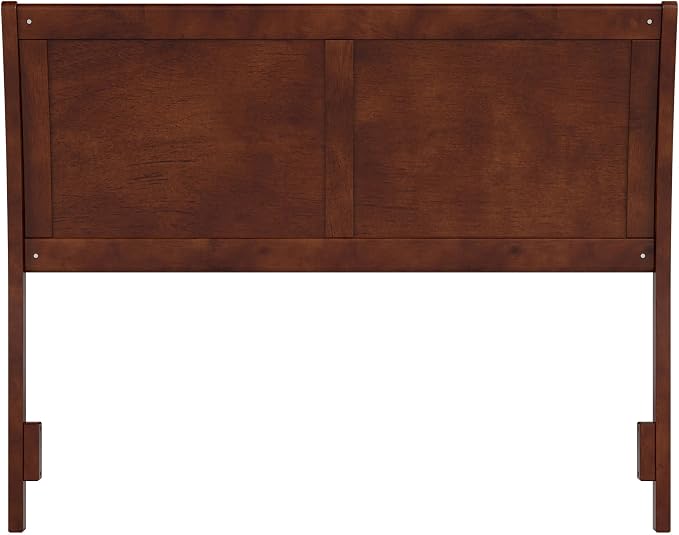 AFI, Portland Full Sleigh Solid Wood Panel Headboard, Walnut