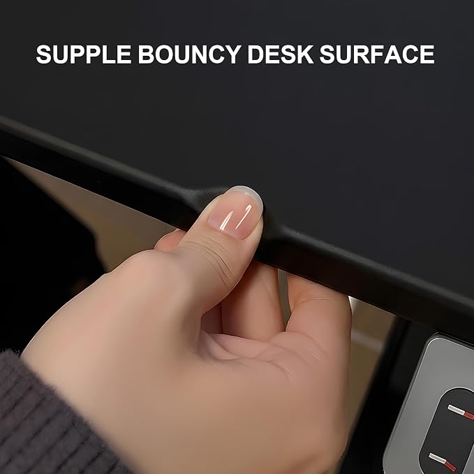 Electric Standing Desk 55” with 15° Tilting Desktop, Sit Stand Ergonomic Desk for Home Office & Gaming, 4 Motor Adjustable Desk, Memory Presets & Cable Management Black