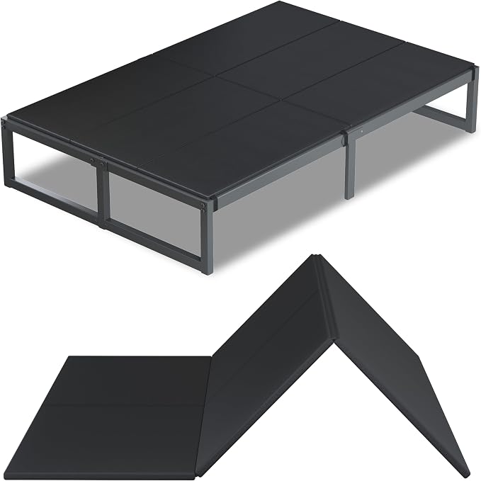 Lutown-Teen Bunkie Board Full Under Mattress High-Density Polymer Full Size Bunkie Board Anti-Sag, Breathable, Moisture Resistant, Noise Minimizing