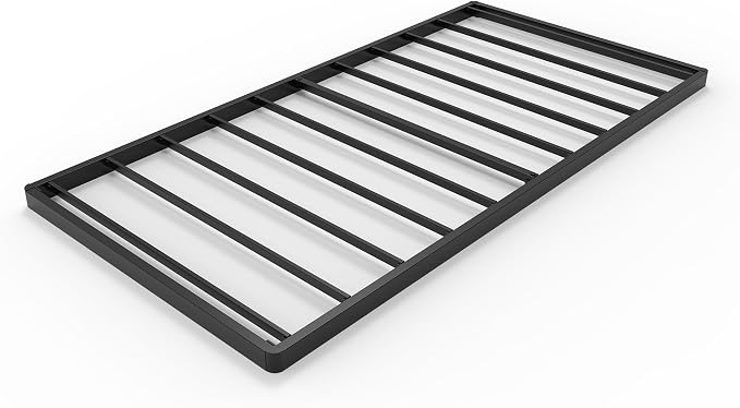 Upcanso Twin Box Spring Bed Base 2 Inch, Low Profile Metal Boxspring Twin Bunkie Board 2 Inch, 2000 Lbs Max Weight Capacity Mattress Foundation, Noise-Free, Easy Assembly