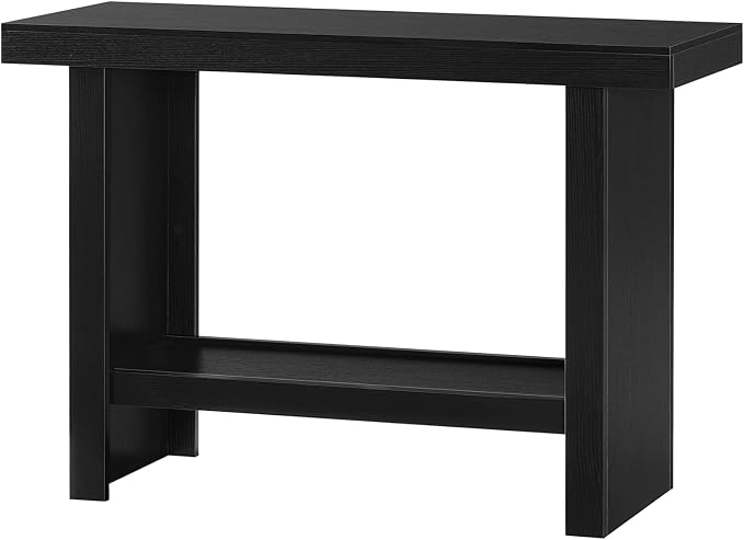 MAHANCRIS Console Table, 47.2'' Black Entryway Table for Hallway, Narrow Sofa Table Behind The Couch, Modern Foyer Tables for Entrance, Living Room, Corridor, Easy Assembly, Black CTBK26801