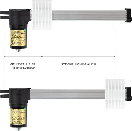 Frassie DL-DT1006A-054-05 Power Recliner Lift Chair Motor Sofa Linear Actuator Model DL-DT1005-122 Replacement