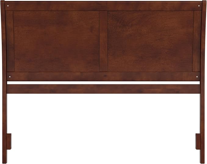 AFI, Portland Queen Sleigh Solid Wood Panel Headboard, Walnut