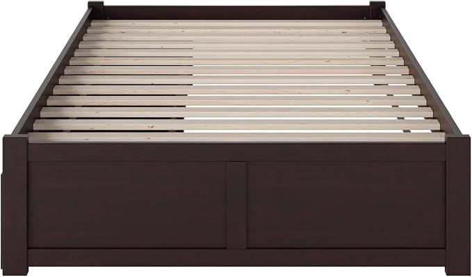 AFI, Concord Full Platform Bed with Footboard & Storage Drawers, Espresso