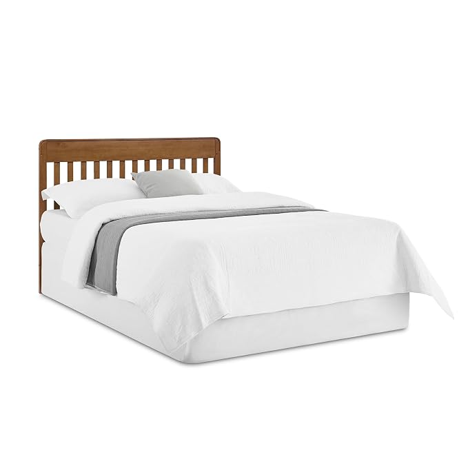 Delta Children Maya 5-in-1 Convertible Crib and Changer with Storage, Converts to Toddler Bed, Daybed, Sofa & Full Bed, Greenguard Gold Certified, 3 Mattress Heights for Baby, Chestnut