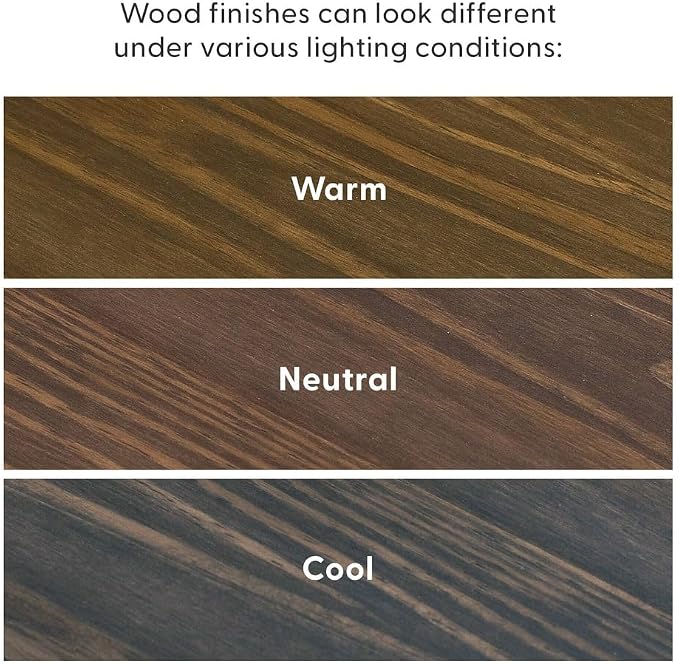 Plank+Beam Modern 46 Inch Console Table, Solid Pine Wood Entryway Table, Narrow Sofa Table for Hallway or Living Room, Walnut