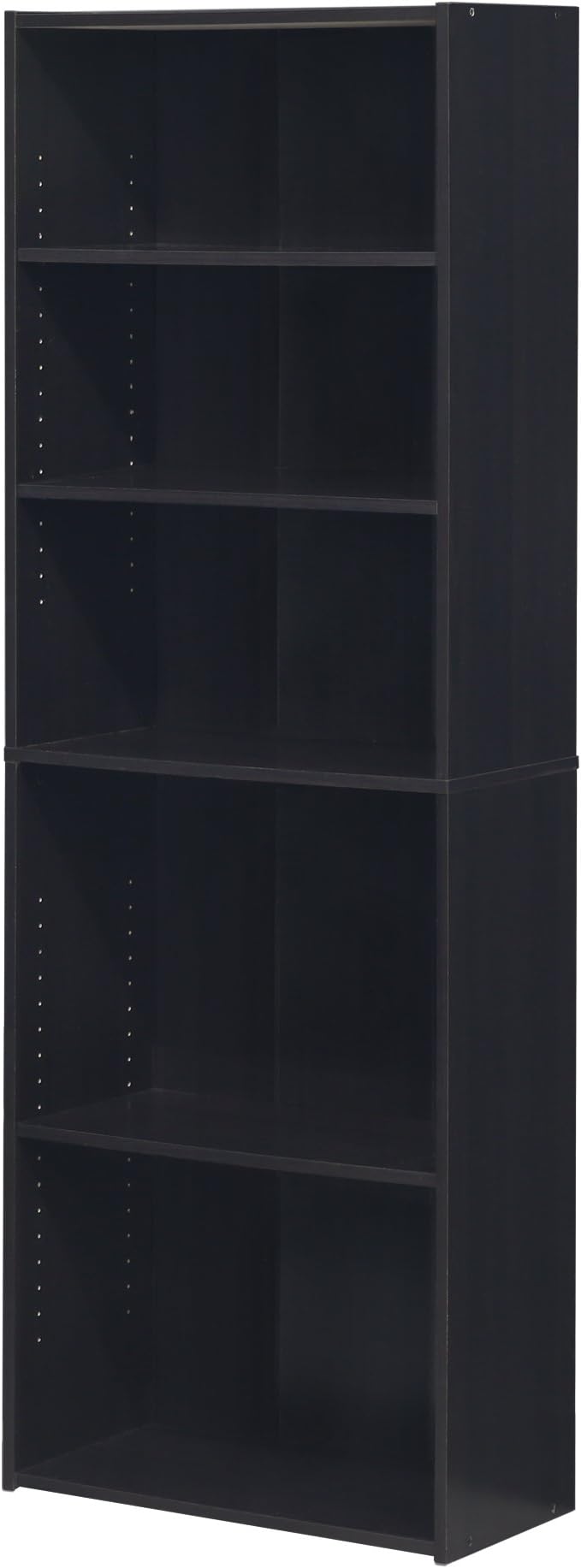 FURINNO Wright 5-Shelf Bookcase, Cinnamon Cherry