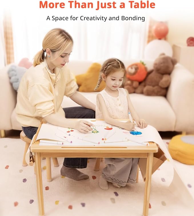 JOIN&JOY Sensory Tables for Toddler, Multi-Activity Table with Storage Bins, Double-Sided Lids, Indoor/Outdoor Kids Play Sand and Water Table, Birthday Gifts for Boys and Girls