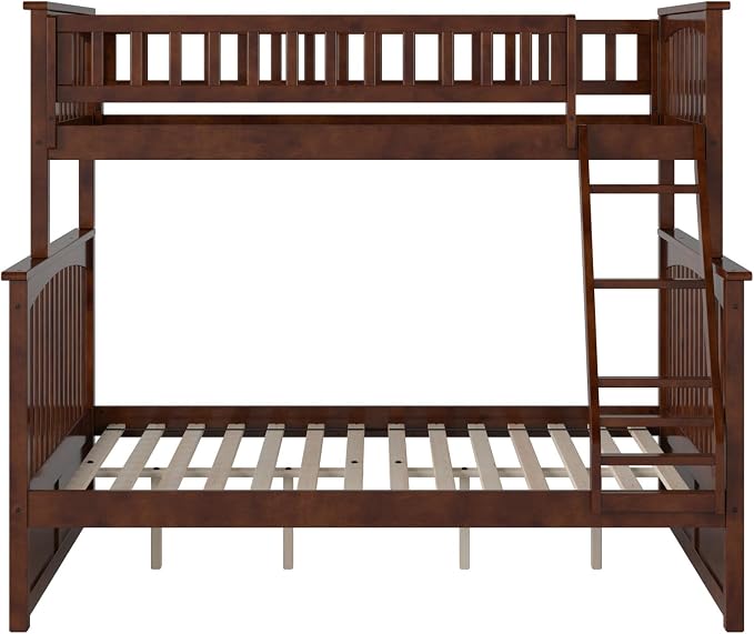 AFI, Columbia Ladder Bunk Bed Twin Over Full, Walnut