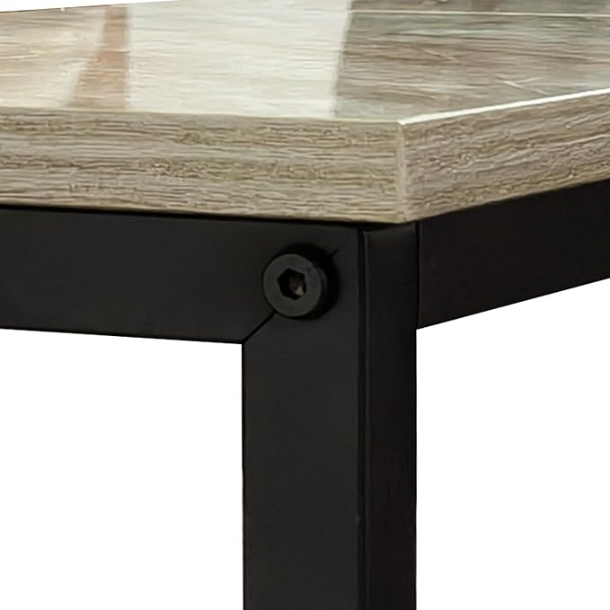 Narrow Console Table, 29.5" Small Entryway Table, Thin Hallway Tables, Slim Sofa Side Tables for Hallway, Living Room, Bedroom, Foyer, Marbleized Grey