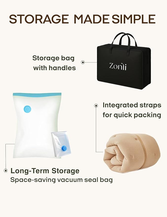 ZonLi Japanese Floor Futon Mattress Queen Size 80"x 60", 100% Cotton Cover 2.5'' Thicken Tatami Mattress, Foldable Sleeping Pad, Portable Dormitory Tatami Mat, Roll Up Floor Lounger Bed for Adult