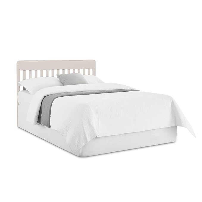 Delta Children Maya 5-in-1 Convertible Crib and Changer with Storage, Converts to Toddler Bed, Daybed, Sofa & Full Bed, Greenguard Gold Certified, 3 Mattress Heights for Baby, Soft Beige