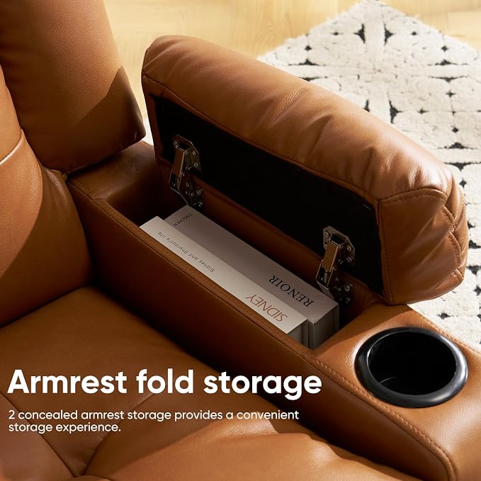 Dual Motor Power Lift Recliner Chair for Elderly with Massage and Heat, Oversized Lift Chair with Arm Storage, Lay Flat Lift Recliner for Adults, Big Tall, Infinite Position,Lving Room, Camel