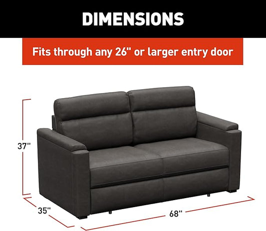 Thomas Payne Signature Heritage Series 68" McCoy RV Rest Easy Sleeper Sofa with Easy-to-Use Fold-Out Mechanism, 81" Bed Depth - 2024044353