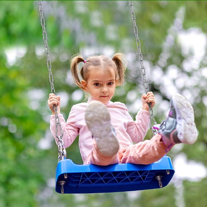 2Pcs 65" (5.4 ft) 304 Stainless Steel Swing Chain 1000 LBs Capacity Porch Swing Chains with Hooks Hanging Chair Chains for Hammock Chair, Swingset, Punching Bag, Egg Chairs, for Indoor and Outdoor