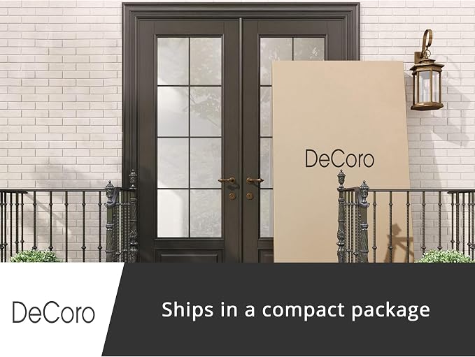 Decoro Mornington Upholstered 2.0 Platform Bed, Button-Tufted Fabric Headboard and Metal Frame with Wood Slat Support, Linen, Full