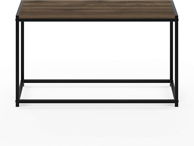 FURINNO Camnus Modern Living Coffee Table, Columbia Walnut