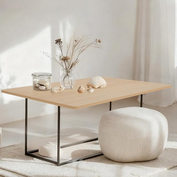 Kaboon Universal Tabletop 48"x36", Solid One-Piece Melamine Table Top, Restaurant Desk DIY, Home and Office,Dark Walnut