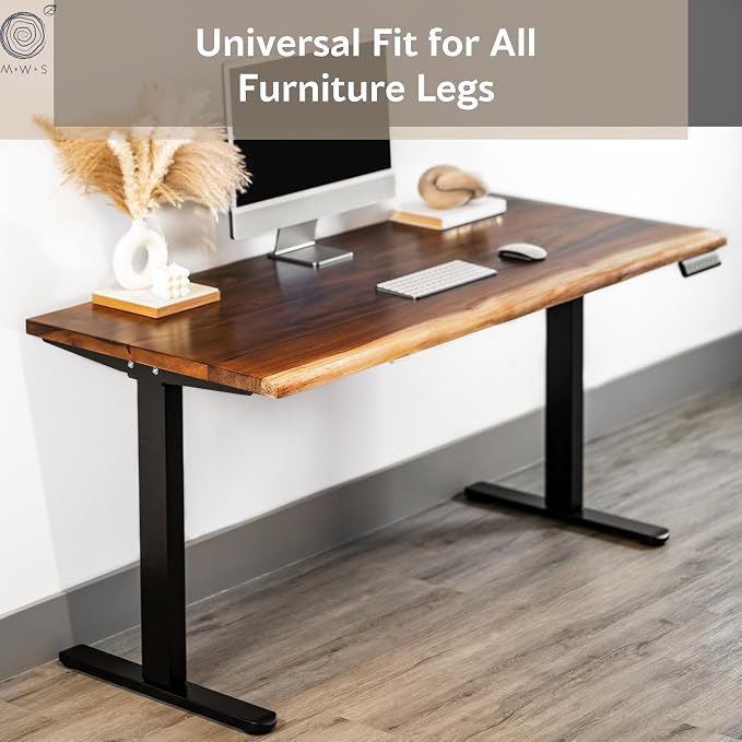 Walnut Solid Wood Table Top – Live Edge Wood Slab for Desktop, Countertop, Laundry, Dining Table, RV Table Top – 27" D x 60" W, Fully Finished and Scratch Resistant