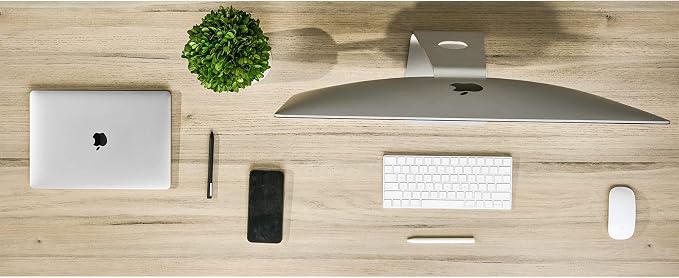 Kaboon 60x28 inches Tabletop, Solid One-Piece Desktop for Sit Stand Desk, Double Desks, L Desk DIY,Wood Countertop Home or Commercial Use,1 inch Thick, Light Oak, 27.56" D x 59.1" W