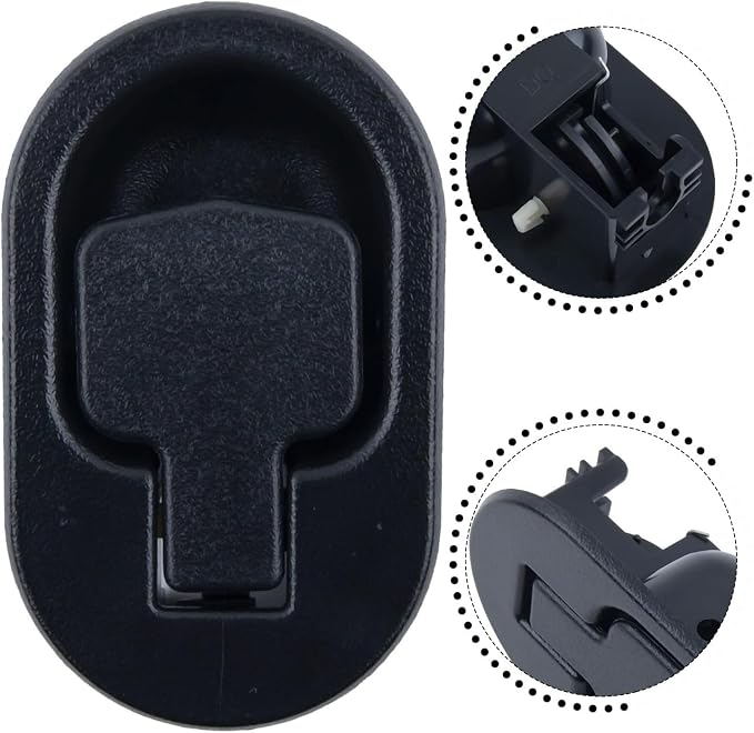 1PC Black Recliner Replacement Part Sofa Chair Couch Release Lever Pull Handle Replacement Recliner Handle ABS Plastic Fits Both A 6mm and 3mm Cable Replacement Parts