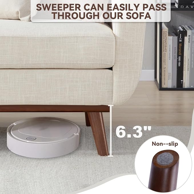 Kingfun 77.2" W Loveseat Sofa, Mid Century Modern Decor Love Seat Couches for Living Room, Button Tufted Upholstered Furniture, Solid & Easy to Install Small Couch for Bedroom Office Apartment, Beige