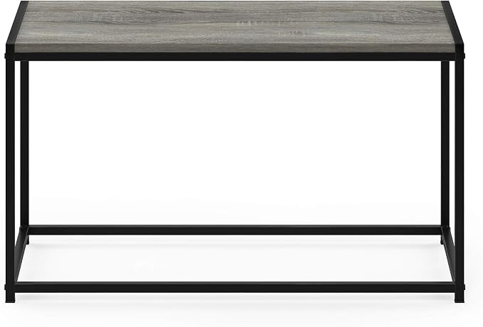 FURINNO Camnus Modern Living Coffee Table, French Oak Grey