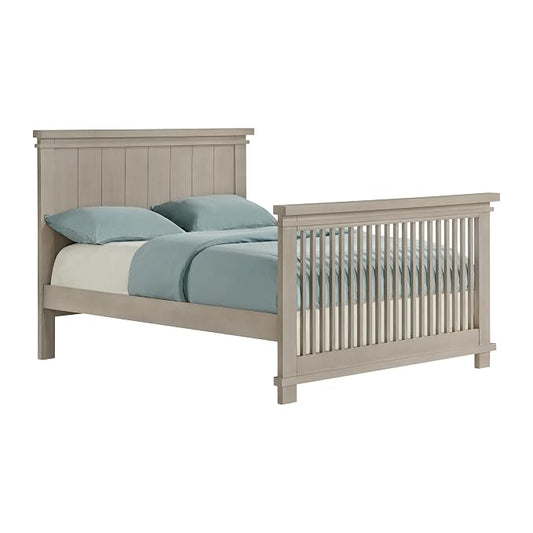 Soho Baby Chandler Crib to Full-Size Bed Conversion Kit, Stone Wash, GreenGuard Gold Certified