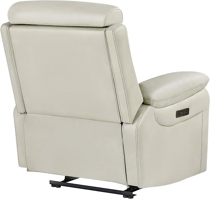 KISLOT Power Recliner Chair Wall Hugger Recliner with Adjustable Headrest and Footrest Dual Motor Electric Faux Leather Reclining Sofa with USB/Type-C Charging for RV Living Room Bedroom