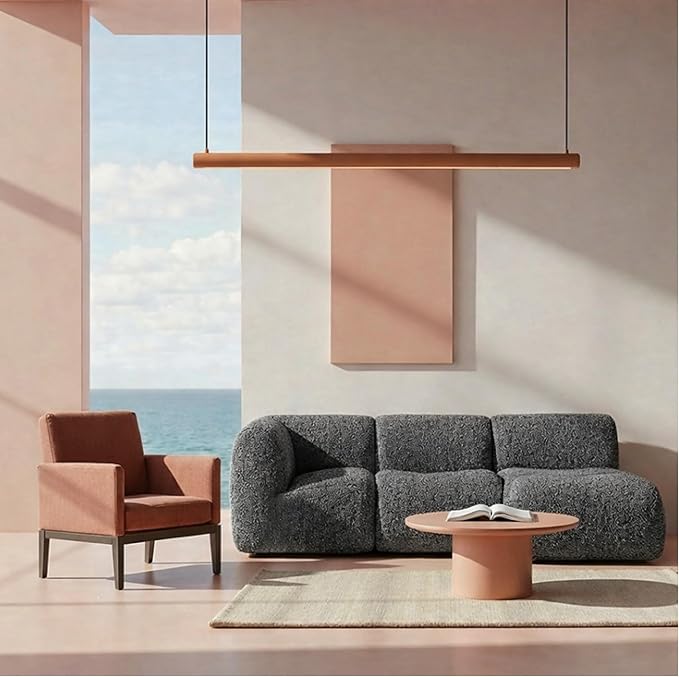 Curved Sectional Modular Couch with Chaise, Modern 105.91'' Boneless Sofa with Deep Seat, Sherpa Boucle Cloud Couch for Living Room, Cozy Teddy L-Shaped Couches, No Assembly, Gray