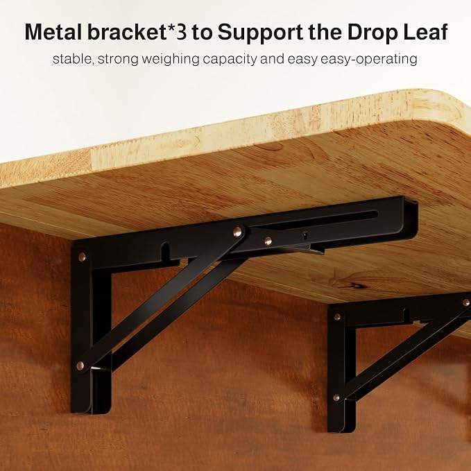 Ahomly Kitchen Island with Storage, Rolling Kitchen Island on Wheels with Drop Leaf, Interal Storage Rack, a Drawer, Spicy Rack and Towel Bar, Mobile Island Table for Kitchen, Brown