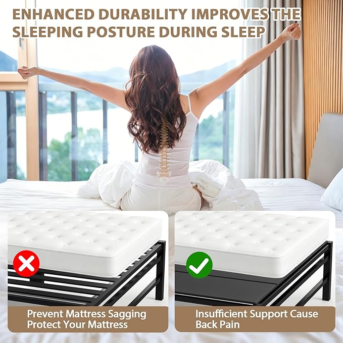 Heavy Duty Bunkie Board Full Size 54" x75'', 10MM Bed Support Board, Anti-Sag Mattress Support for Slatted Bed Frame, Bunk Bed & Platform Bed