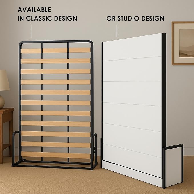 Murphy Bed - Murphy Bed Twin XL - Folding Bed - Vertical - 38" x 80" - Classic
