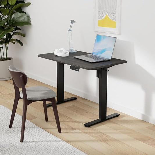 STARY Electric Standing Desk Adjustable Height Sit Stand Home Office Desk with Splice Board