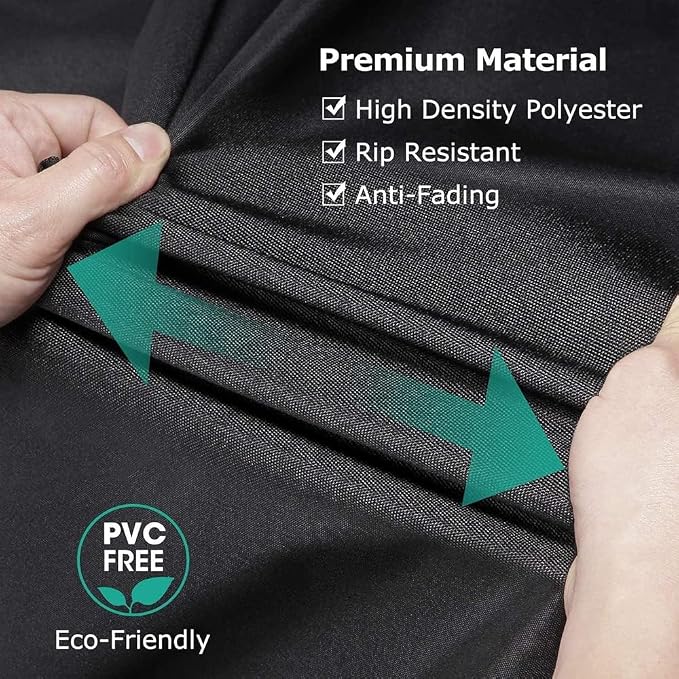 Patio Hanging Chaise Lounge Cover 900D 73 Inch Waterproof Heavy Duty Outdoor Swing Chair Hammock Cover