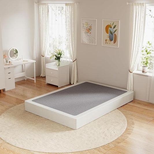 OSASET Twin XL Box Spring, 7 Inch Box Spring for Bed, 3500 lbs Heavy Duty Metal Frame Mattress Foundation with Fabric Cover, Easy Assembly-Noise Free