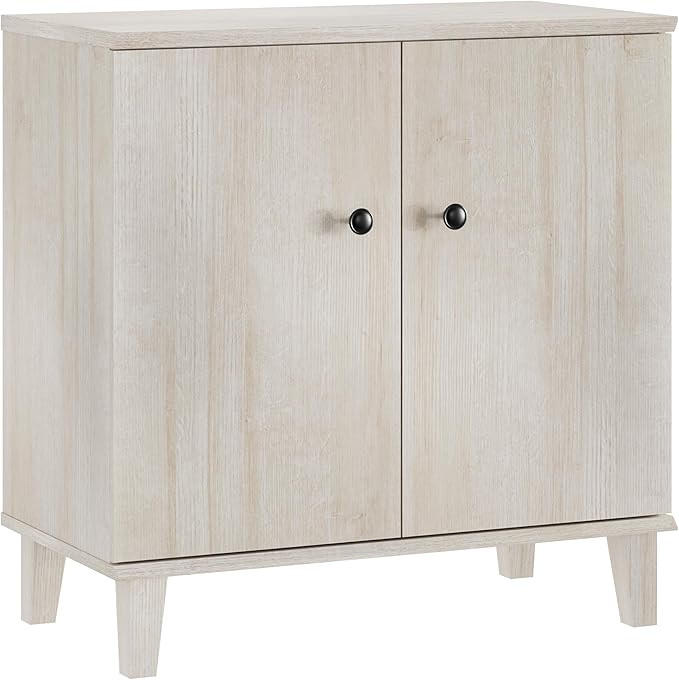 Bedroom Dresser with 3 Drawers, Chest of Drawers, Modern Closet Organizer Bachelors Chest w/Solid Wood Legs for Living Room, Baby Room, Nursery,Beige Oak