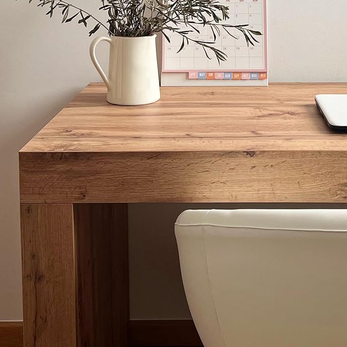 Mobili Fiver, Evolution Desk 70.9 x 23.6 in, Rustic Oak with Two Legs, Made in Italy
