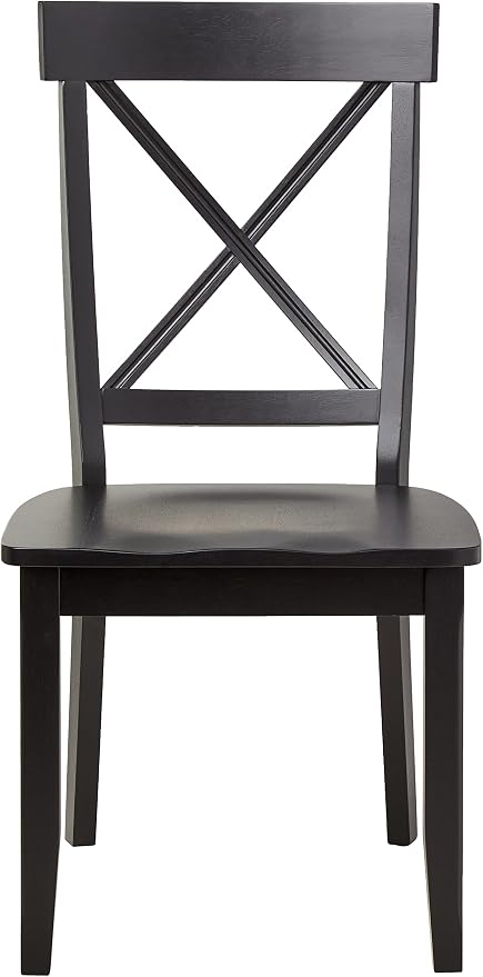 Homestyles Blair Black Dining Chairs, Set of 2